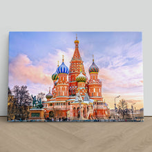 Load image into Gallery viewer, St Basils Cathedral Winter Red Square Moscow