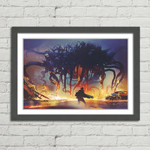 Load image into Gallery viewer, Human vs. Alien Monster Sci-Fi