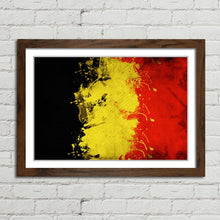 Load image into Gallery viewer, Belgium Flag Paint Splash