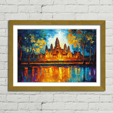 Load image into Gallery viewer, Angkor Wat Leonid Afremov Inspired