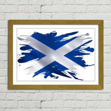 Load image into Gallery viewer, Scotland Flag Brush Paint