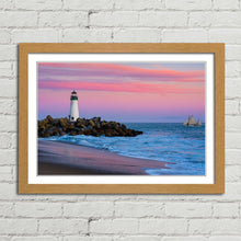 Load image into Gallery viewer, Walton Lighthouse at Sunset