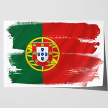 Load image into Gallery viewer, Portugal Flag Brush Paint