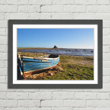 Load image into Gallery viewer, Lindisfarne Castle and Boat