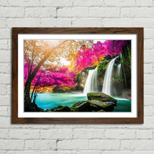 Load image into Gallery viewer, Waterfall in Colourful Autumn Forest