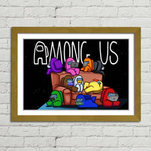 Load image into Gallery viewer, Among Us Game Characters on a Sofa