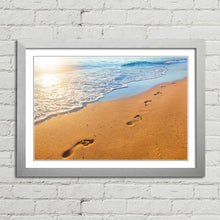 Load image into Gallery viewer, Footprints in the Sand Beach