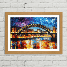 Load image into Gallery viewer, Tyne Bridge Leonid Afremov Inspired