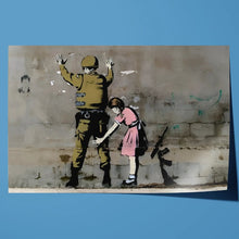 Load image into Gallery viewer, Banksy Girl Searching Soldier