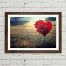 Load image into Gallery viewer, Red Heart Tree Abstract