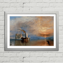 Load image into Gallery viewer, J.M.W. Turner Fighting Temeraire Painting