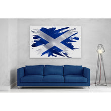 Load image into Gallery viewer, Scotland Flag Brush Paint
