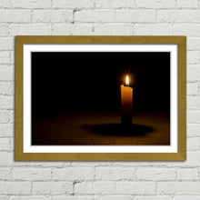 Load image into Gallery viewer, Lone Candle Burning in the Dark