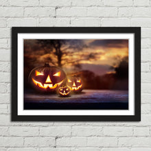 Load image into Gallery viewer, Spooky Pumpkin Sunset Halloween