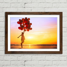 Load image into Gallery viewer, Girl Jumping with Balloons
