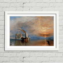 Load image into Gallery viewer, J.M.W. Turner Fighting Temeraire Painting
