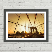Load image into Gallery viewer, Brooklyn Bridge New York City Sunset
