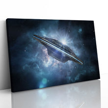 Load image into Gallery viewer, Alien Spaceship UFO in Deep Space