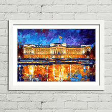 Load image into Gallery viewer, Buckingham Palace Leonid Afremov Inspired