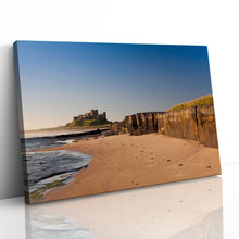 Load image into Gallery viewer, Bamburgh Castle Northumberland Beach