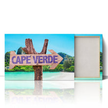 Load image into Gallery viewer, Cape Verde Wooden Beach Sign