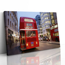 Load image into Gallery viewer, Rear View Red Bus in London