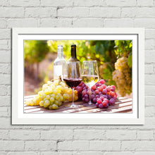 Load image into Gallery viewer, Glasses of Red and White Wine Grapes