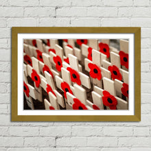 Load image into Gallery viewer, Remembrance Poppies on Crosses Lest We Forget