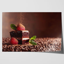 Load image into Gallery viewer, Chocolate Cake with Raspberry and Mint