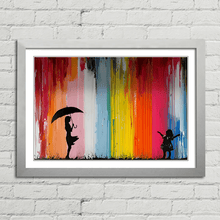 Load image into Gallery viewer, Banksy Inspired Girl with Umbrella