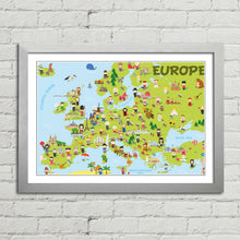 Load image into Gallery viewer, Europe Map Kids Learning Nationalities