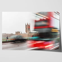 Load image into Gallery viewer, Red Bus at Houses of Parliament London