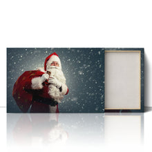 Load image into Gallery viewer, Santa Claus Sack of Presents Snow Christmas
