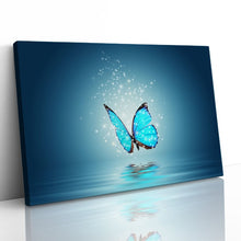 Load image into Gallery viewer, Blue Butterfly Over Water