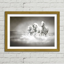 Load image into Gallery viewer, White Horses Running