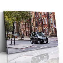 Load image into Gallery viewer, Black Cab on London Street