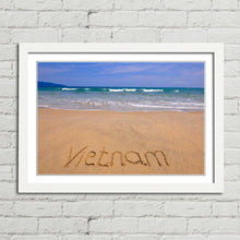 Load image into Gallery viewer, Vietnam Sign in Sand Beach