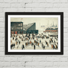 Load image into Gallery viewer, LS Lowry Going To The Match Painting