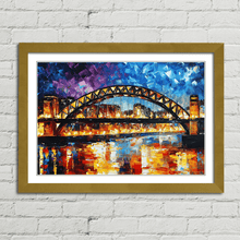 Load image into Gallery viewer, Tyne Bridge Leonid Afremov Inspired
