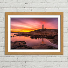 Load image into Gallery viewer, Subbe Lighthouse at Sunset