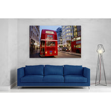 Load image into Gallery viewer, Rear View Red Bus in London