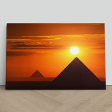 Load image into Gallery viewer, Pyramids in Sunset Giza Cairo
