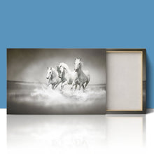 Load image into Gallery viewer, White Horses Running