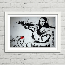 Load image into Gallery viewer, Mona Lisa Bazooka Banksy