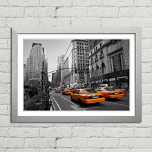 Load image into Gallery viewer, New York Taxis in Manhattan Yellow Taxi