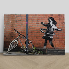 Load image into Gallery viewer, Banksy Hula Bicycle Girl