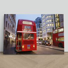 Load image into Gallery viewer, Rear View Red Bus in London