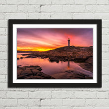 Load image into Gallery viewer, Subbe Lighthouse at Sunset
