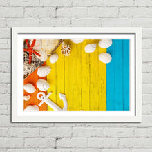 Load image into Gallery viewer, Colourful Wooden Background Sea Shells