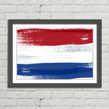 Load image into Gallery viewer, Netherlands Flag Brush Paint